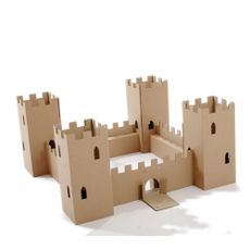 Ch&acirc;teau fort en carton 