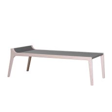 Sirch Wood and grey felt Erykah Table Bench