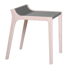 Sirch Wood and grey felt Xarre Stool