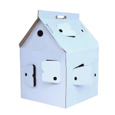 Kidsonroof Casa Cabana Cardboard House - White