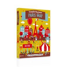 Crumpled City Junior Map - Paris