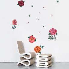 Stickers roses - Nathalie L&eacute;t&eacute;