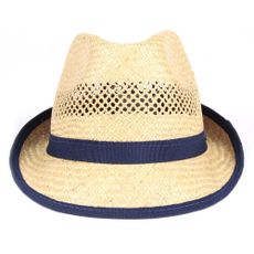 Chapeau de paille - Bleu marine