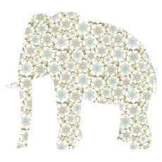 Elephant Sticker - Gray