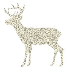 Deer Sticker - Gray