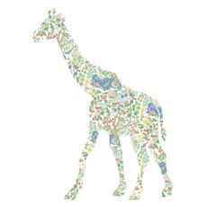 Giraffe Sticker - Forest