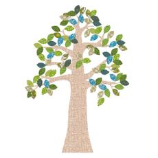 June Tree Sticker - Textil