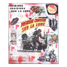 Tableau Astronaute - Rouge