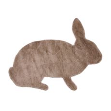 Tapis lapin -  Couleur taupe