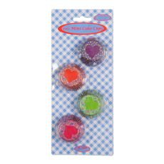 Set de 100 mini habillages cupcake - Fleurs