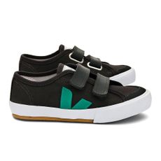 Baskets Guris Velcro - Gris