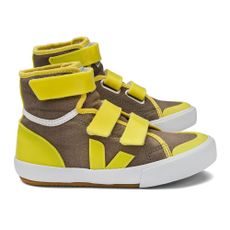 Baskets SPMA Velcro - Jaune fluo