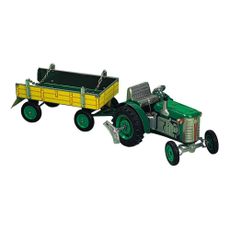 Tracteur avec remorque