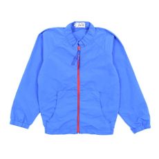 Coupe-vent zipp&eacute; - Bleu &eacute;lectrique