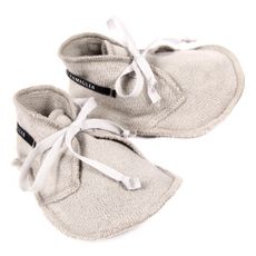 Chaussons B&eacute;b&eacute; - Gris clair