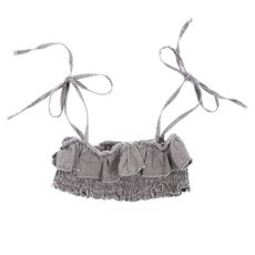 Haut de bikini Thelma - Gris fonc&eacute;