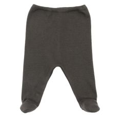 Pantalon pieds maille B&eacute;b&eacute; - Gris