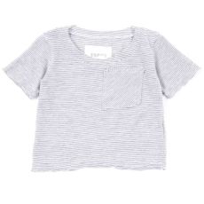 T-shirt &agrave; rayures B&eacute;b&eacute; - Ecru chin&eacute;