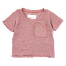 T-shirt &agrave; rayures B&eacute;b&eacute; - Corail