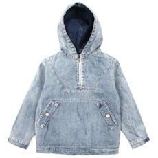 Blouson en jean d&eacute;lav&eacute;