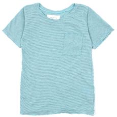 T-shirt &agrave; rayures - Vert d'eau