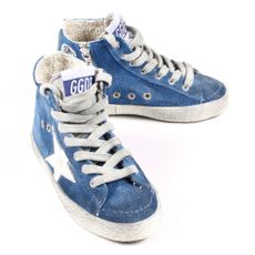Baskets montantes Superstar - Bleu roi