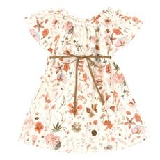 Robe Liberty manches papillons B&eacute;b&eacute;