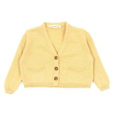 Cardigan maille B&eacute;b&eacute; - Ocre