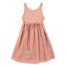 Robe bi-mati&egrave;re - Vieux rose