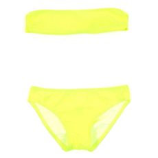 Maillot de bain 2 pi&egrave;ces Bandeau - Jaune fluo