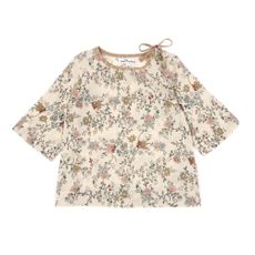 Blouse Calypso &agrave; fleurs
