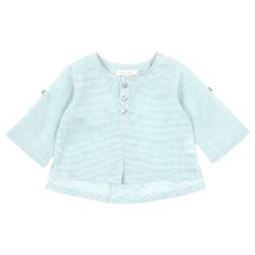 Kurta &agrave; fines rayures B&eacute;b&eacute; - Bleu turquoise