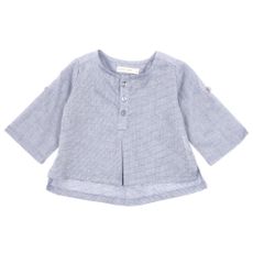 Kurta &agrave; fines rayures B&eacute;b&eacute; - Bleu
