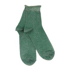 Chaussettes lurex - Vert