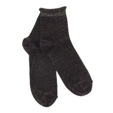 Chaussettes lurex - Noir