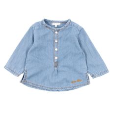 Kurta Grand-p&egrave;re Chambray B&eacute;b&eacute;
