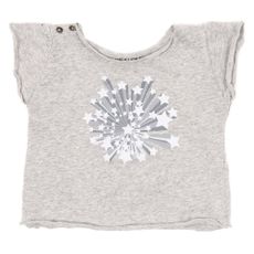T-shirt Papillon B&eacute;b&eacute; - Gris chin&eacute;