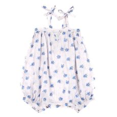 Combinaison Clara lurex B&eacute;b&eacute; - Bleu