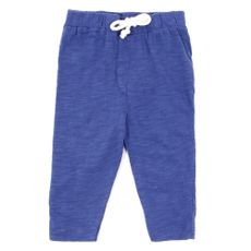 Pantalon L&eacute;o jersey B&eacute;b&eacute; - Bleu