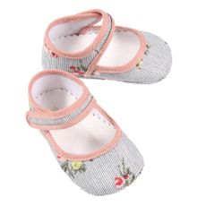 Chaussons Bella &agrave; fleurs B&eacute;b&eacute;