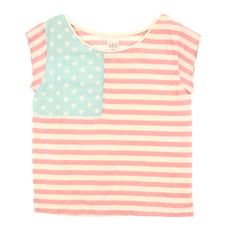 Haut en voile de coton USA - Multicolore