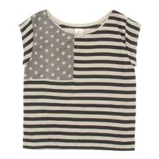 Haut en voile de coton USA - Gris anthracite