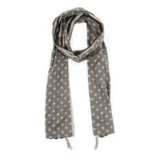 Foulard en voile de coton USA - Gris anthracite