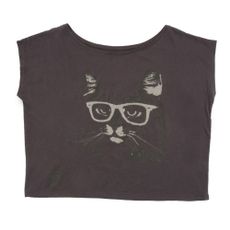 T-shirt imprim&eacute; Chat