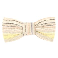 Broche Noeud &agrave; rayures