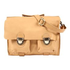 Cartable cuir - Naturel