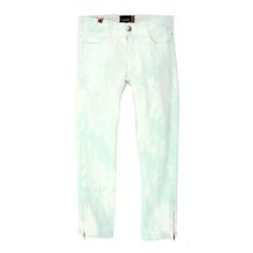 Jean zip Bamboo Tie & Dye - Vert d'eau