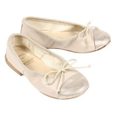 Ballerines bicolores - Ecru