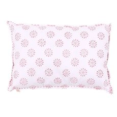 Coussin Fleurs - rose