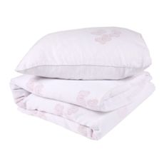 Parure de lit Papillons - rose
